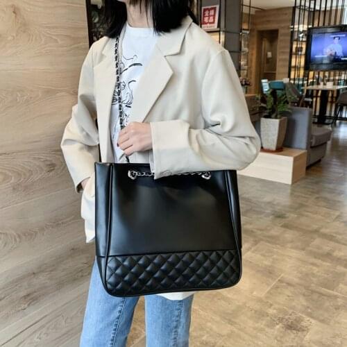 Large Capacity Women Pu Leather Handbags Tote Bags High Quality Chain Laides Shoulder Bag Fashion Designer Female Messenger Bags