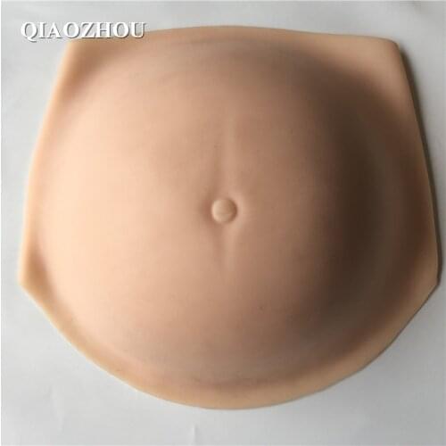 Big 8~10 months fake pregnant belly for crossdressing cosplay silicone belly