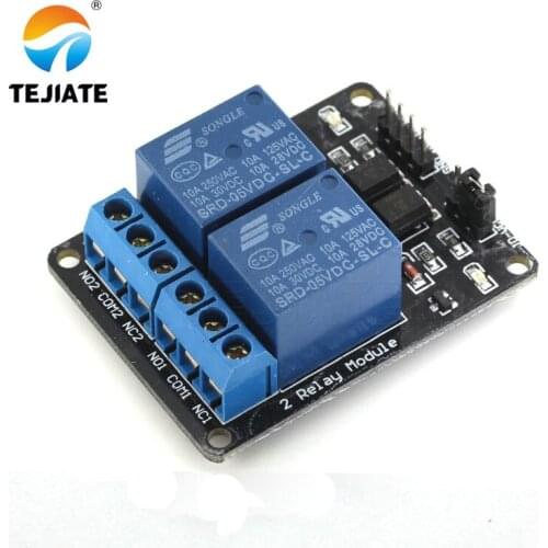 5V 2-Channel 2 Channel Relay Module Shiled Relay Expansion Board Low Level Triggered 2-Way Relay Module ARM PIC AVR