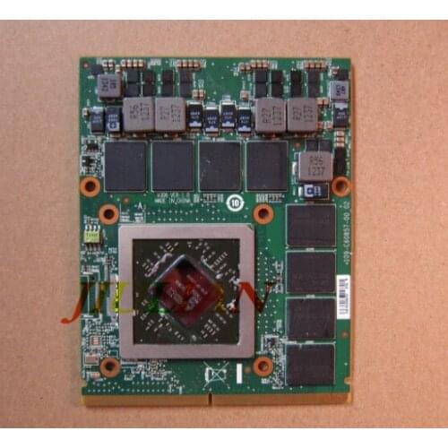 Graphic card For Dell HD8970M 4GB GDDR5 VIDEO CARD 216-0E47000 Spare for parts or repair