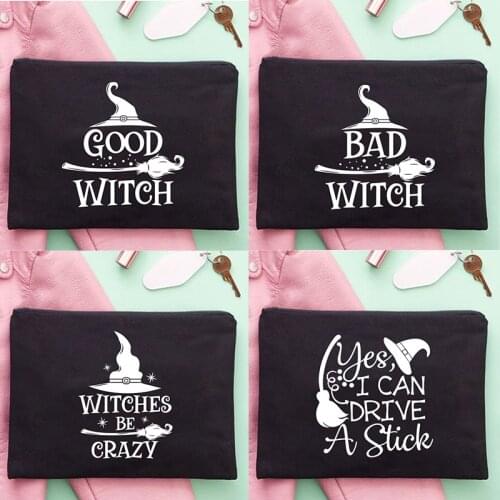 Halloween Party Toiletries Storage Bags Purse Female Cosmetic Case Travel Make Up Pouch Organizer Student Pencil Bag Best Gifts