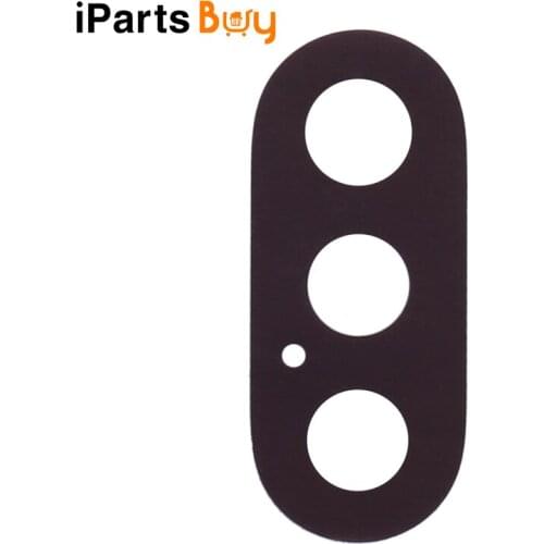 IPartsBuy New Genuine New For iPhone X Back Rear Camera Lens Glass Cover with Frame Holder Replacement Parts Silver Black