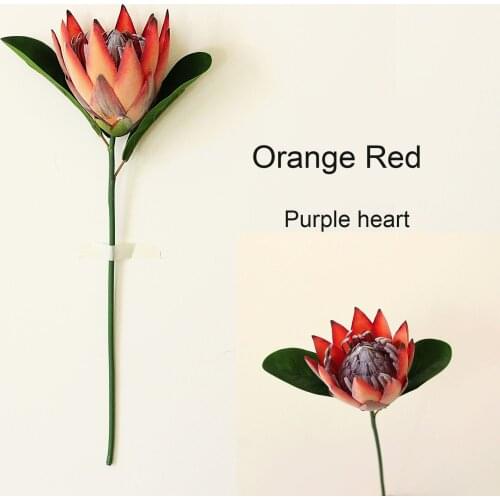 5Pcs Fake Flowers Single Branch Flocking Mini Kings Flower Silk Flower Decoration Wedding Marriage Arrangement Home Display