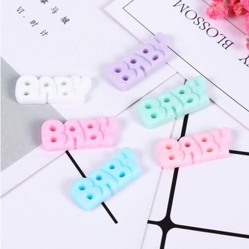 20pcs/lot Kawaii baby Resin Cabochon Craft For DIY mobile phone case Hair Bow Decoration Supplies Scrapbooking