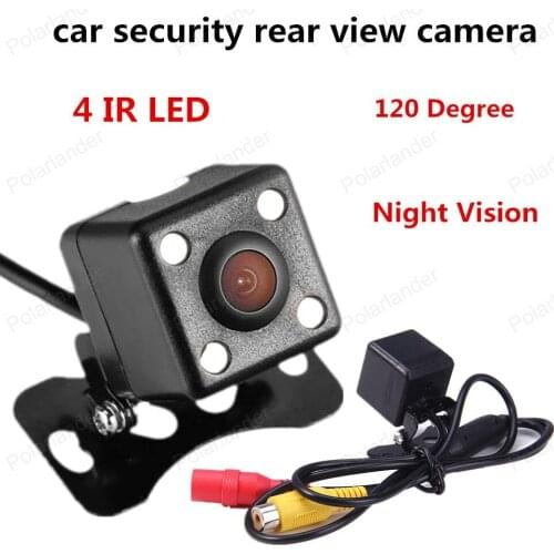 Night Vision CCD High Definition security car rear view camera 4 IR LED 120 Degree view angle