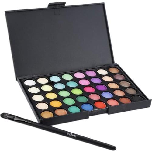 Beauty Glazed Makeup Eyeshadow Pallete maquillage makeup brushes 40 Color Shimmer Pigmented Make up Eye Shadow Palette TSLM 2