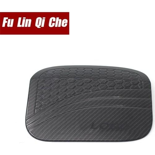 Car Gas Fuel Tank Cover Trim Frame Sticker Exterior Accessories Tank Covers for Honda Civic 10th 2016 2017 2018 2019 with logo