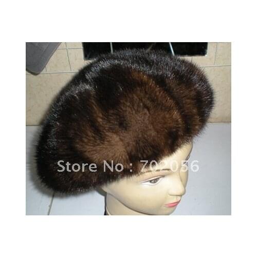 Mink Newsboy Beret Cap Hat DEC Cabbie Gatsby #2302