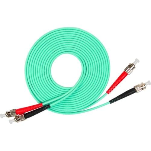 Optical fiber patch cord ST to ST 10GB Laser Optimized Multimode Fiber Patch Cable OM3 ST/UPC to ST/UPC 3M 5M 10M 15M