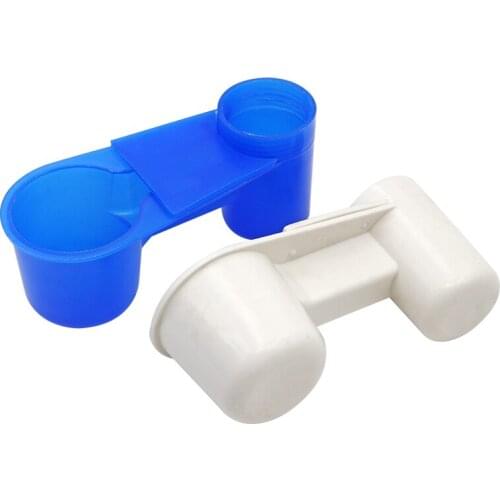 20PCS Bird Drinker Double Mouth Drinker Plastic Drinking Cup Bird Feeding Trough Water Bowl Bird Tool Bird Cage Accessories