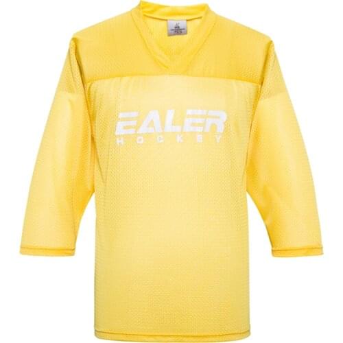 Mesh Ice Hockey Jersey For Training Yellow