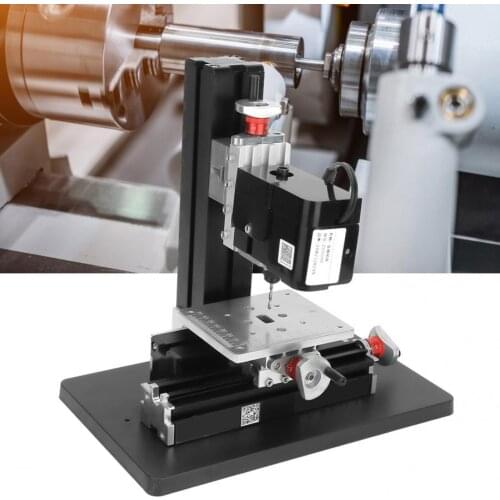 12VDC 2A 24W Mini Precise Metal Drilling Machine Drill Press Stand US Plug 100-240V Drilling Machine Z20004M
