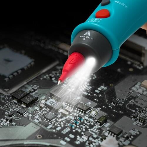 Pen Type Digital Multimeter Auto-Rang True RMS NCV 6000 Counts AC/DC Voltage Resistance Capacitance Temperature Tester Electron