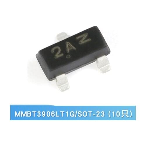 100PCS MMBT3906 2A 3906 MMBT3906LT1G 2N3906 200mA 40V SOT-23 PNP SMD Triod Transistor new and Original