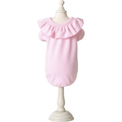 Spring Summer Pet T-shirt Cat Dog Clothes for small dogs Lotus leaf collar Shirt Yorkshire Dog Clothing for yorkies Puppy Shirt