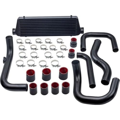 In/Outlet Intercooler & Aluminum Pipings & Silicone Couplers for Honda Civic