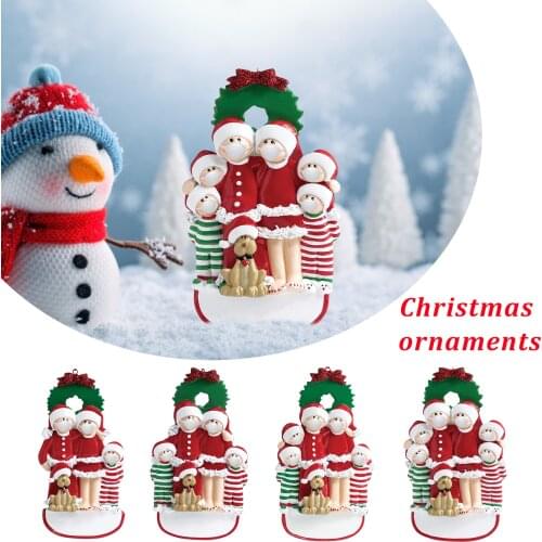 1pcs Christmas Tree Ornament Personalized Family Decor Pendant Quarantine Christmas Decoration Christmas Gift Personalized