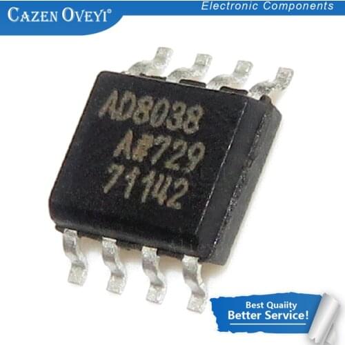 5pcs/lot AD8038ARZ AD8038AR AD8038 8038A SOP-8 In Stock