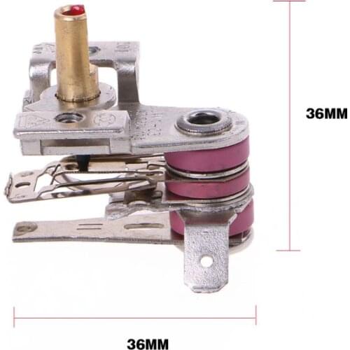 AC 250V 16A Adjustable 90 Celsius Temperature Switch Bimetallic Heating Thermostat KDT-200 High Quality