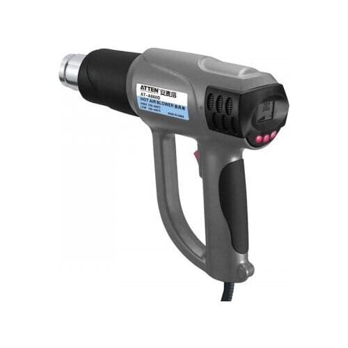 ATTEN AT-A860D Hot air gun with 3 level air flow adjustable constant temperature auto cooling system AC 110V 220V OPTIONAL