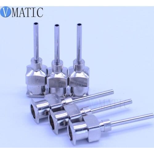 Free Shipping Non-Sterilized 12Pcs 0.5 Inch Tip Length 17G Stainless Steel Metal Neele Tips 1/2 Inch In High Quality & Precision