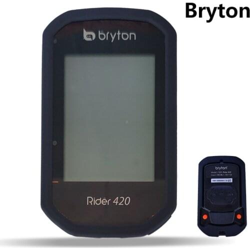 SuNiLi Bike Gel Skin Case & Screen Protector Cover for Bryton Rider 420 GPS Computer Quality Case Cover for Bryton R420 420