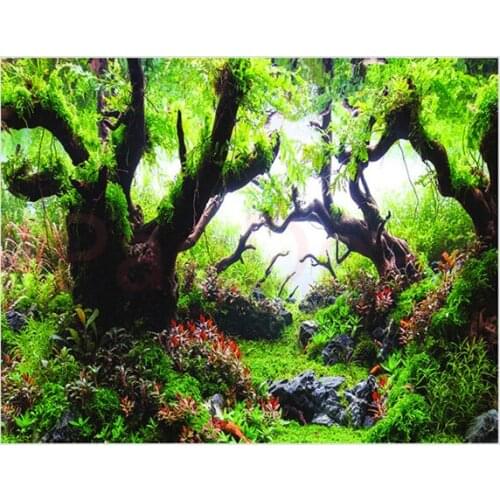 Aquarium Fish Tank Background Landscape Decorative Backdrop Romantic Wallpaper Photography Background Image Decor