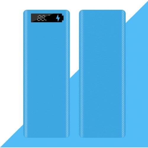 M10 Portable Micro USB Type-C Power Bank Shell 18650 Battery Charger Box with LCD Screen Light for Outdoors