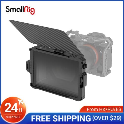 SmallRig Mini Matte Box for Mirrorless DSLR Cameras Compatible with 52mm/55mm/58mm/62mm/67mm/72mm/77mm/82mm/86mm Lens - 3196