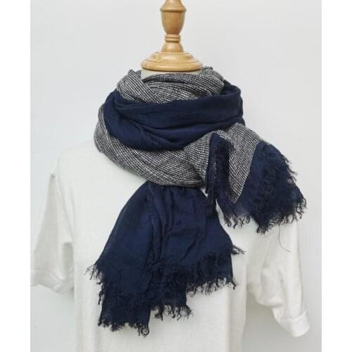 New fFashion Design Korean Style Cotton Men Scarves Autumn Winter Accessories for Men Warm Long Fashion Brand Men Scarf Bufanda