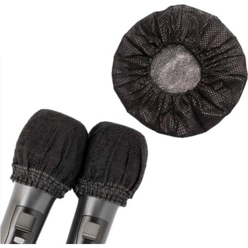 HFES 800 PCS Disposable Microphone Cover, Windsn No-Woven Protection Cover for U-Shaped and O-Shaped Microphone Studio