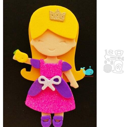 Angel girl Cutting Dies Scrapbooking Stencil for Album Paper DIY Gift Card Decoration Embossing Dies New 2019