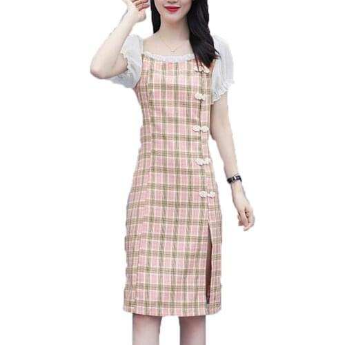 Розовые летние платья Qingerant China At AliExpress