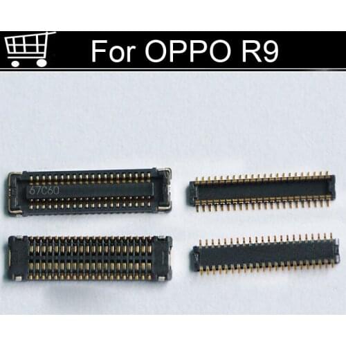 2pcs FPC connector For OPPO R9 R 9 LCD display screen on Flex cable On motherboard mainboard For OPPO R9 Repair Parts OPPOR9