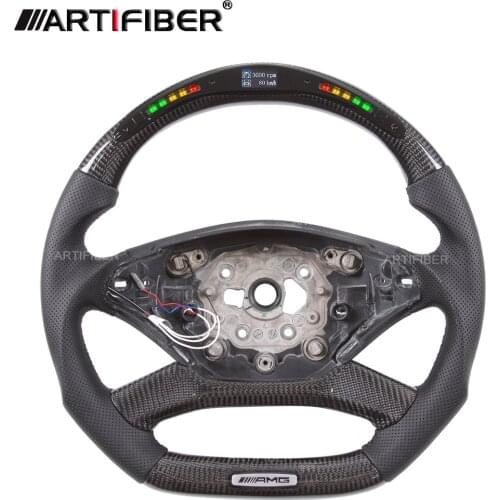 LED Performance Steering Wheel for Mercedes Benz GLA GLK CLA CLS SL AMG E C Class
