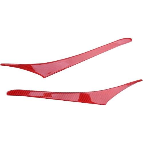 Carbon Fiber Red Car Interior Gear Shift Side Panel Trim Decoration Fit for Lexus IS250 IS300 IS350 2014 2015 2016 2017 2018