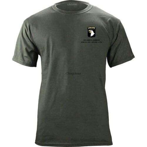 USAMM Army 101st Airborne Division Customizable T-Shirt Chest ONLY