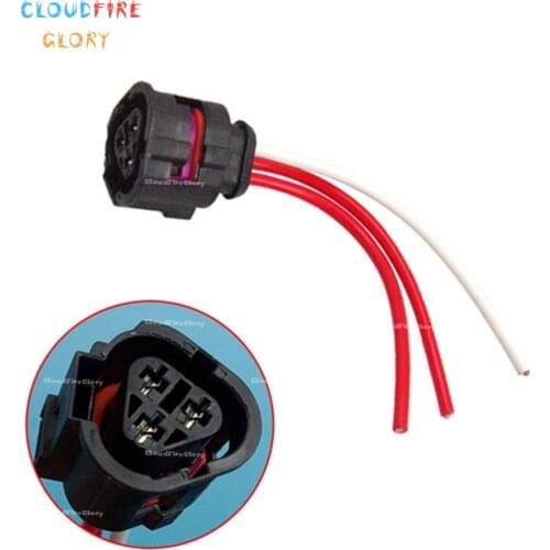 1J0973203 Radiator Coolant Temp Sensor Pigtail Plug For Je tta Golf MK4 Beetle Sharan Touran For Audi A3 TT For Seat For Skoda