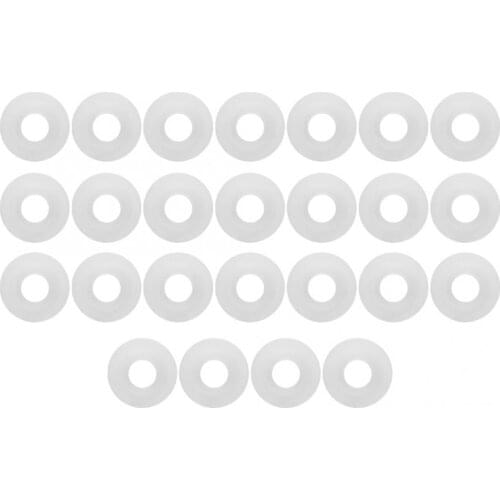 25Pcs/Set Beer Bottle Seals Gaskets Beer Swing Flip Top Bottle White Silicone Gasket Home Brew Beer Soda for Kitchen Accessories