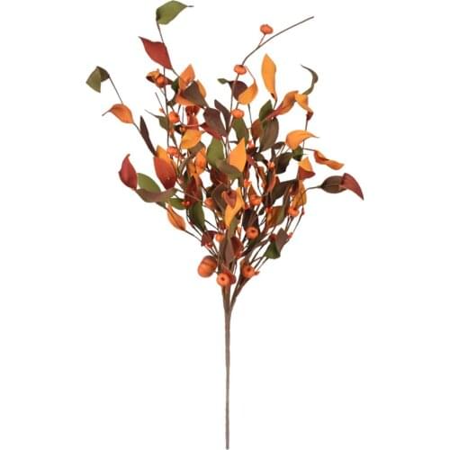 Bouquet Artificial Fake Wreath Home Furnishings Flower PE Party Simulation Pumpkin Thanksgiving Iron Decoration Paper Flowers
