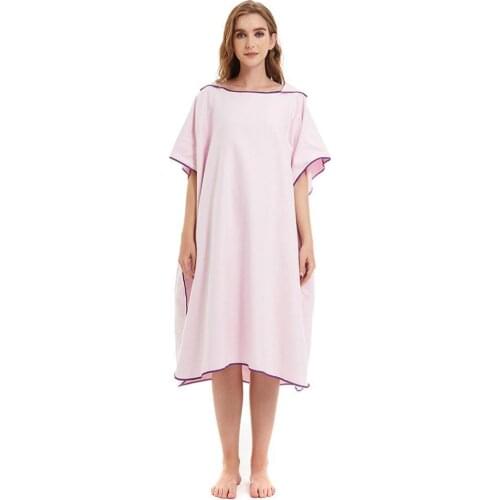 Microfiber Quick Dry Wetsuit Changing Robe Poncho Towel Lightweight, Beach, with Poncho Hood Beach For Swim, Surf K0U3