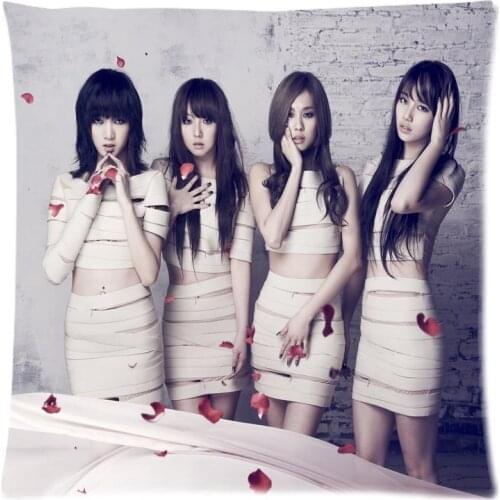 2018 Pillow Case 45*45cm miss A Polyester Cushion Case Sofa Waist Throw Cushion Cover Home Car Decor