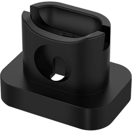 For AirPods Case Charger 2 In 1 Charging Dock Station Station Charger Soft Silicone Desk Charging Base Anti-fall Stand Holder