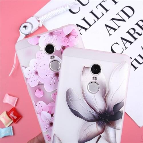 For Xiaomi Redmi 5 Plus 3D Relief Rose Floral Phone Case Redmi GO S2 K20 Note 5 6 7 8 8T Pro 5A 6A 7A 8A TPU Cover Case