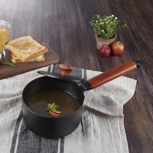 Cast Iron Pot Cooking Pan Cookware-Baking Accessories Milk Noodle None Stick Pancake Multi Function Kitchen Cooking Tool
