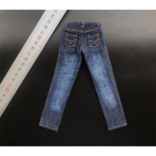 Hot Sales 1/6th Mens Loose-fitting Jeans Suitable For 12inch Male Muscles Strong PH M35 Body