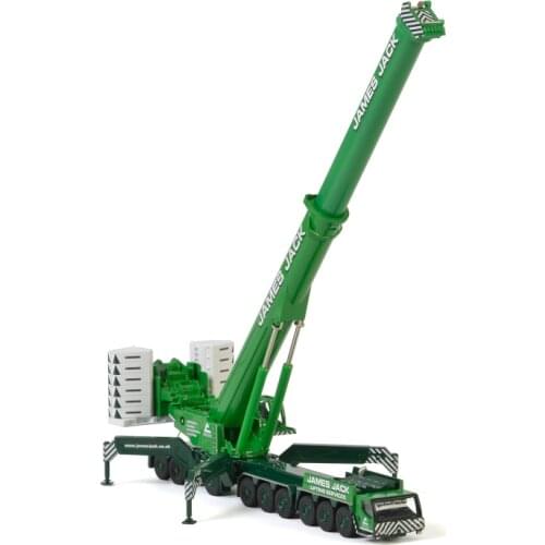 Collectible WSI 1:87 Scale Liebherr LTM1750-9.1 Off-Road Crane James Jack Engineering Machinery Diecast Toy Model Decoration