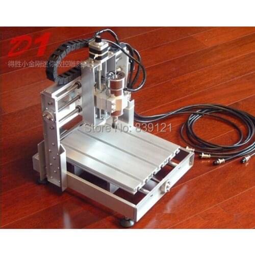 CNC router kit metal milling machine metal engraving machine 300w engrave machine