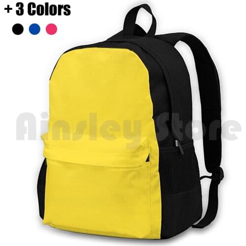 Beautiful Cushions / Plain Banana Yellow Outdoor Hiking Backpack Riding Climbing Sports Bag Banana Yellow Sunshine Sunflower