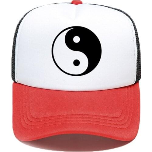 Summer hat mens baseball cap custom micro-label Snapback Hat black and white color matching mesh hat outdoor casual hat